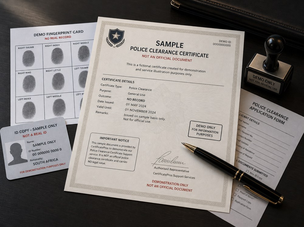 Police Clearance Certificate Support