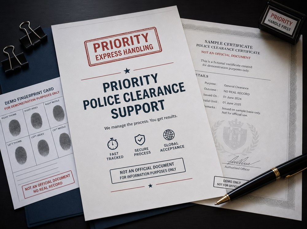 Priority Police Clearance Certificate Support
